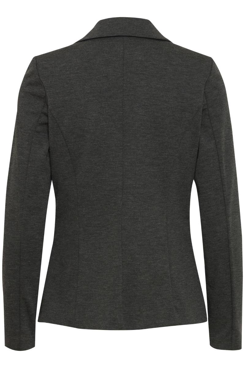 Fransa Γυναικείο Σακάκι σε Slim Fit Γραμμή Charcoal Melange - φωτογραφία 8