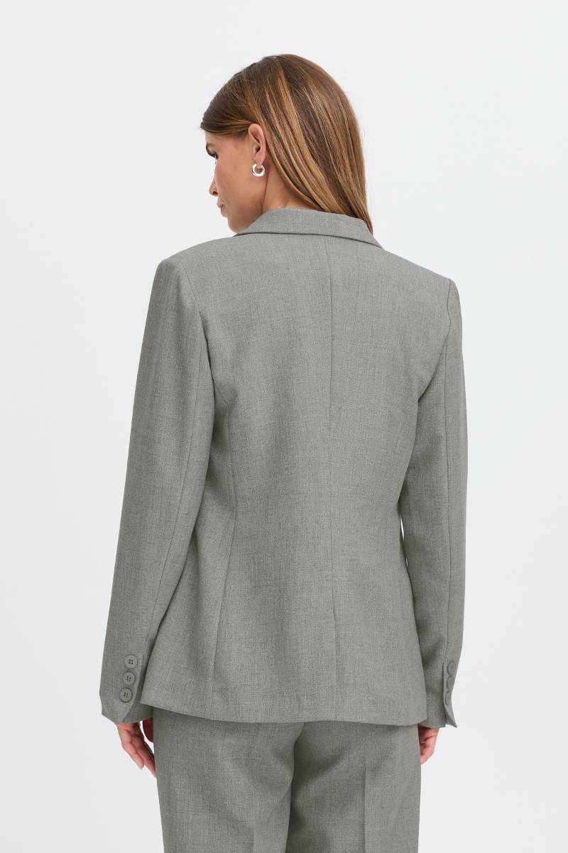 Fransa Σακάκι Asphalt Melange Grey Asphalt Melange / Grey - φωτογραφία 3