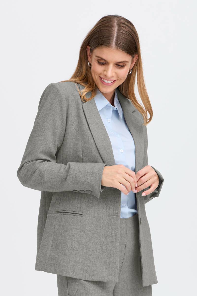 Fransa Σακάκι Asphalt Melange Grey Asphalt Melange / Grey - φωτογραφία 1