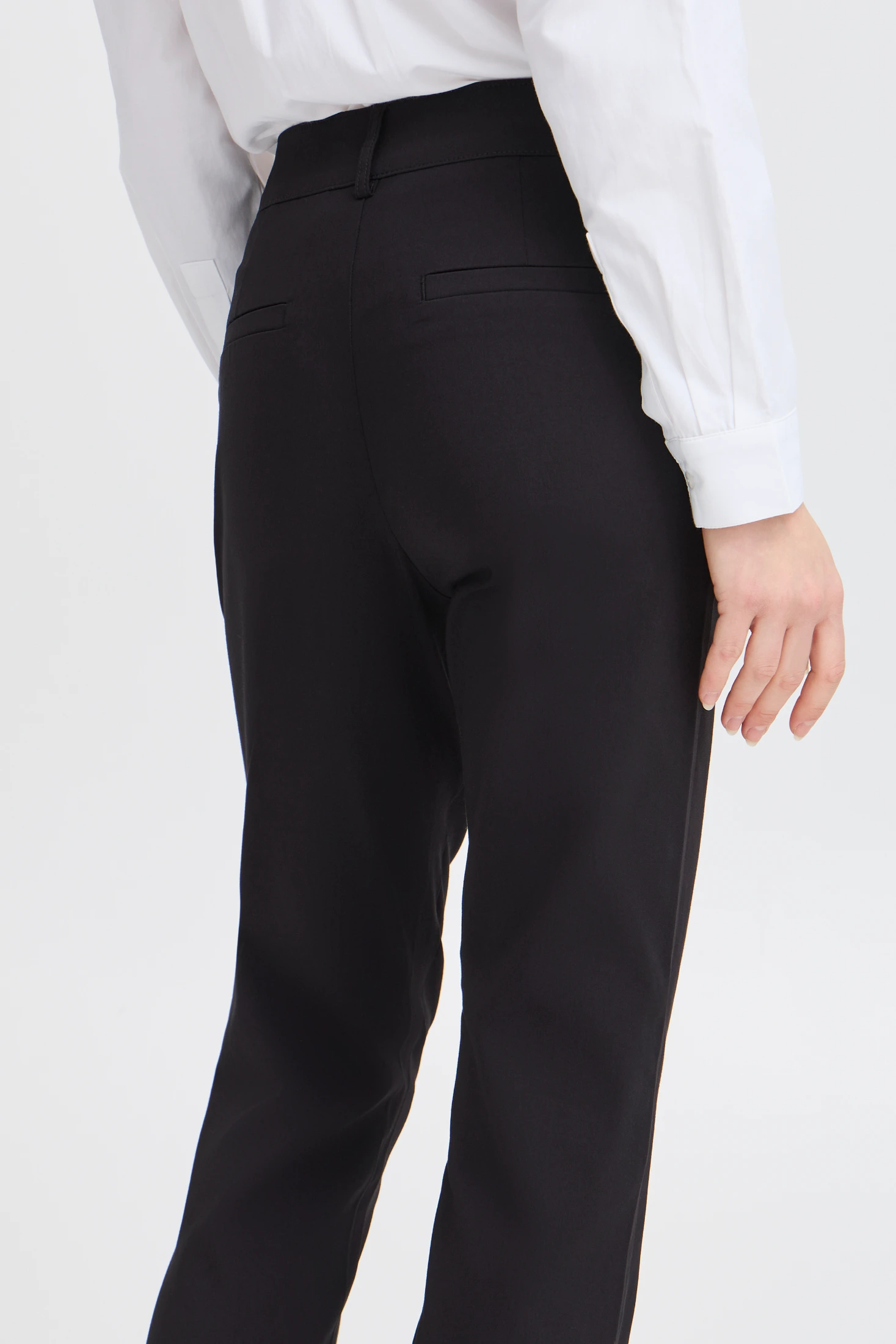 b.young Παντελόνι μαύρο slim fit Μαύρο - φωτογραφία 5
