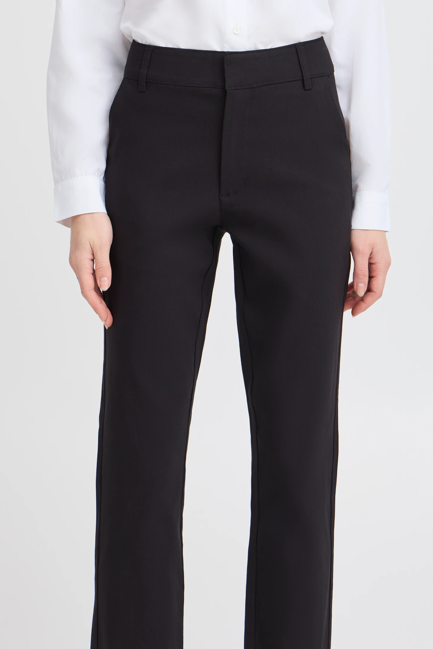 b.young Παντελόνι μαύρο slim fit Μαύρο - φωτογραφία 4