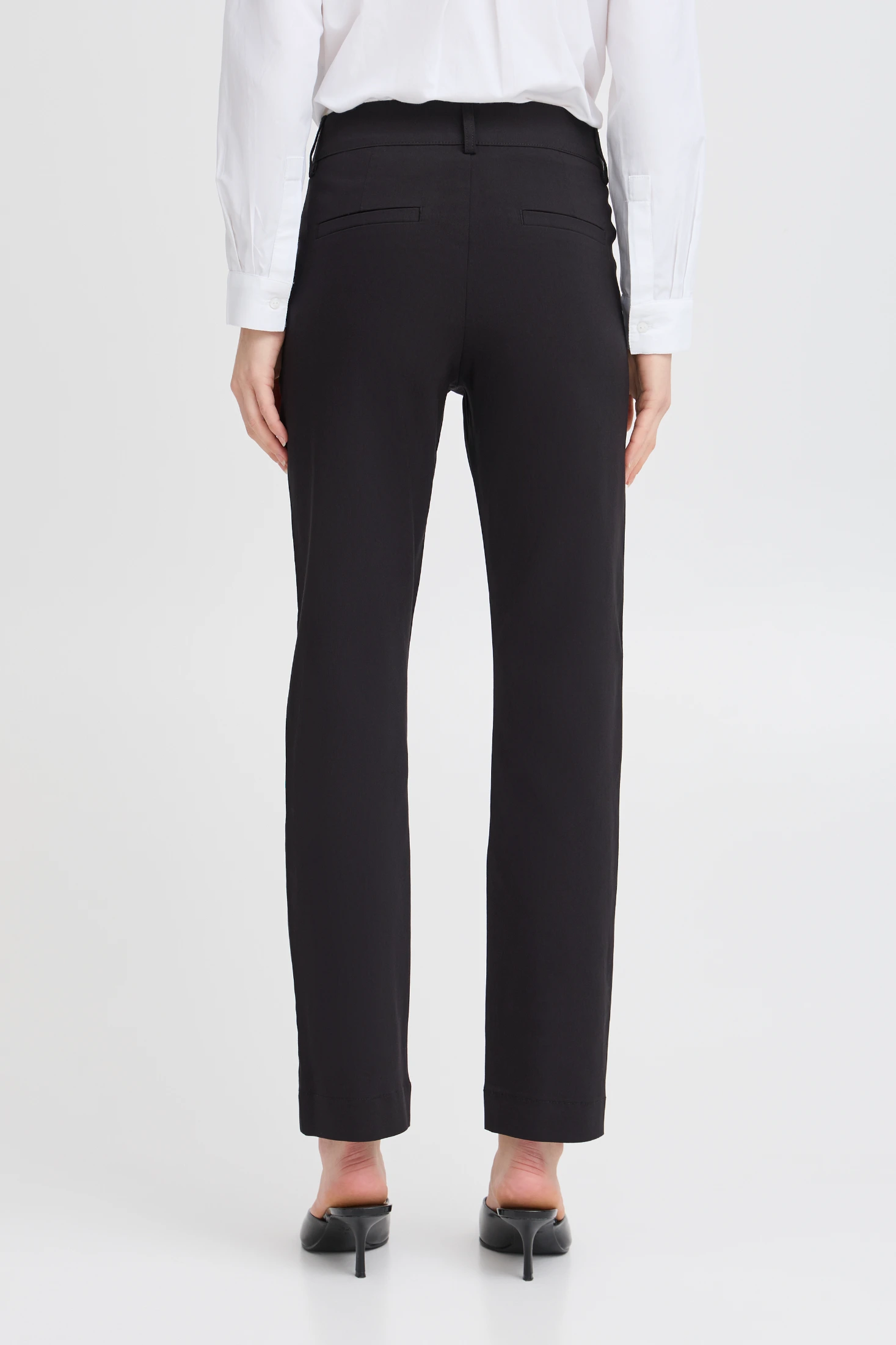 b.young Παντελόνι μαύρο slim fit Μαύρο - φωτογραφία 2