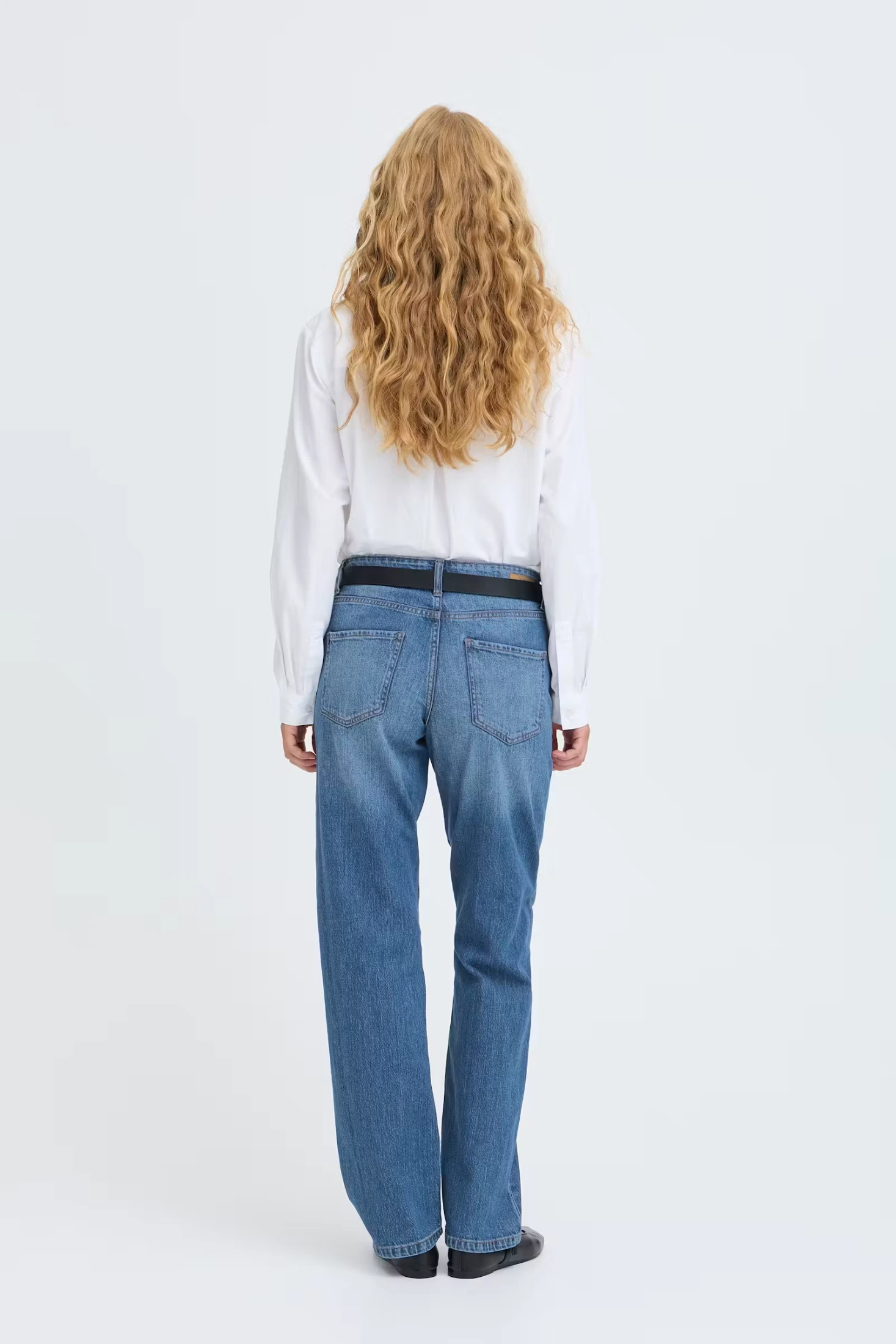 Παντελόνι σε ίσια γραμμή mid blue Mid blue denim - φωτογραφία 2