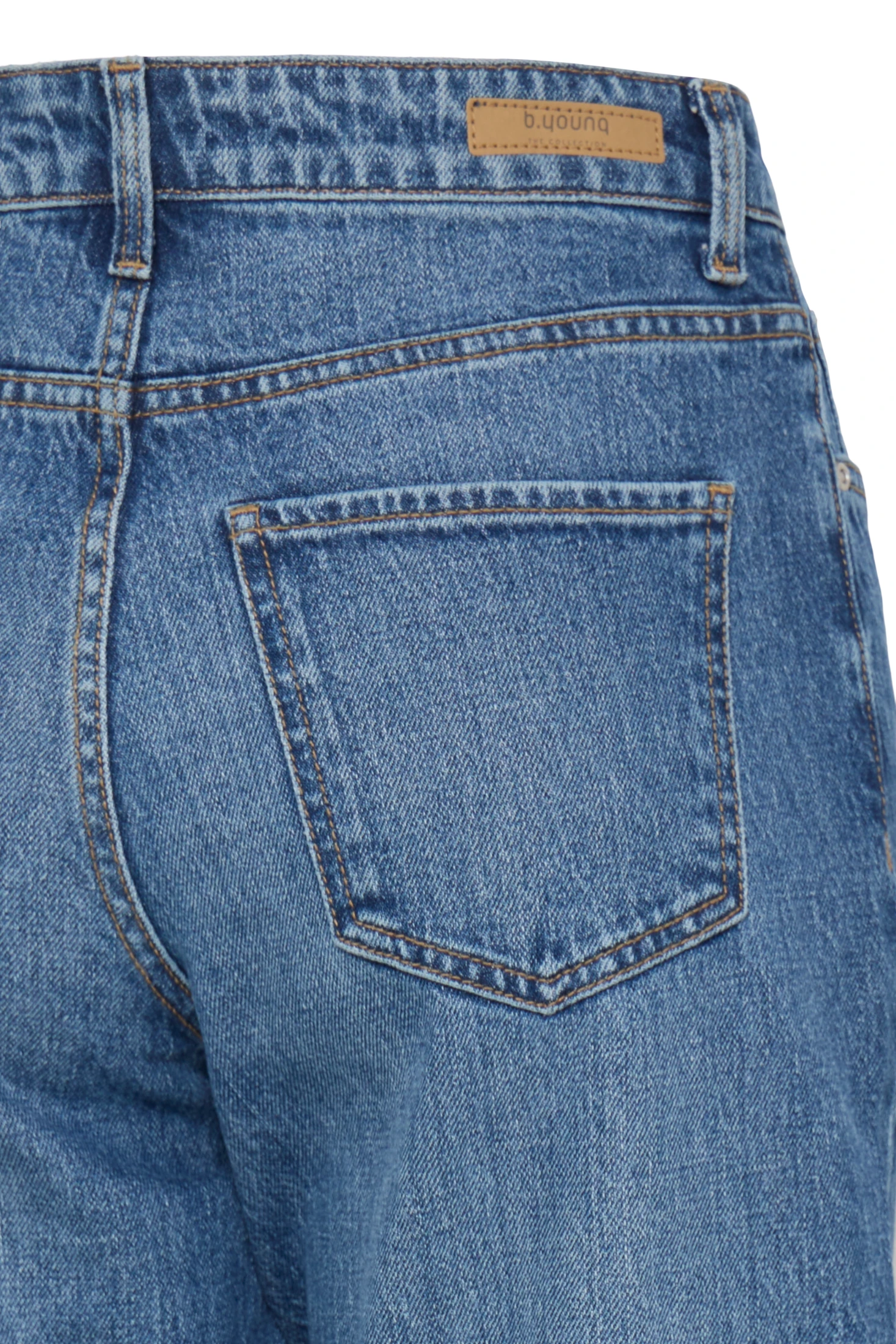 Παντελόνι σε ίσια γραμμή mid blue Mid blue denim - φωτογραφία 4