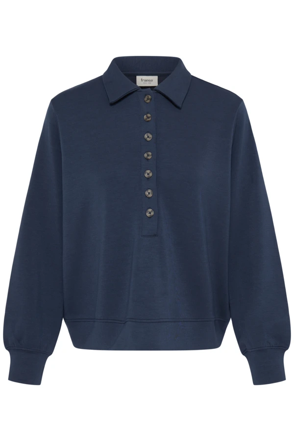 Fransa μπλούζα φούτερ polo Navy Blazer - φωτογραφία 6