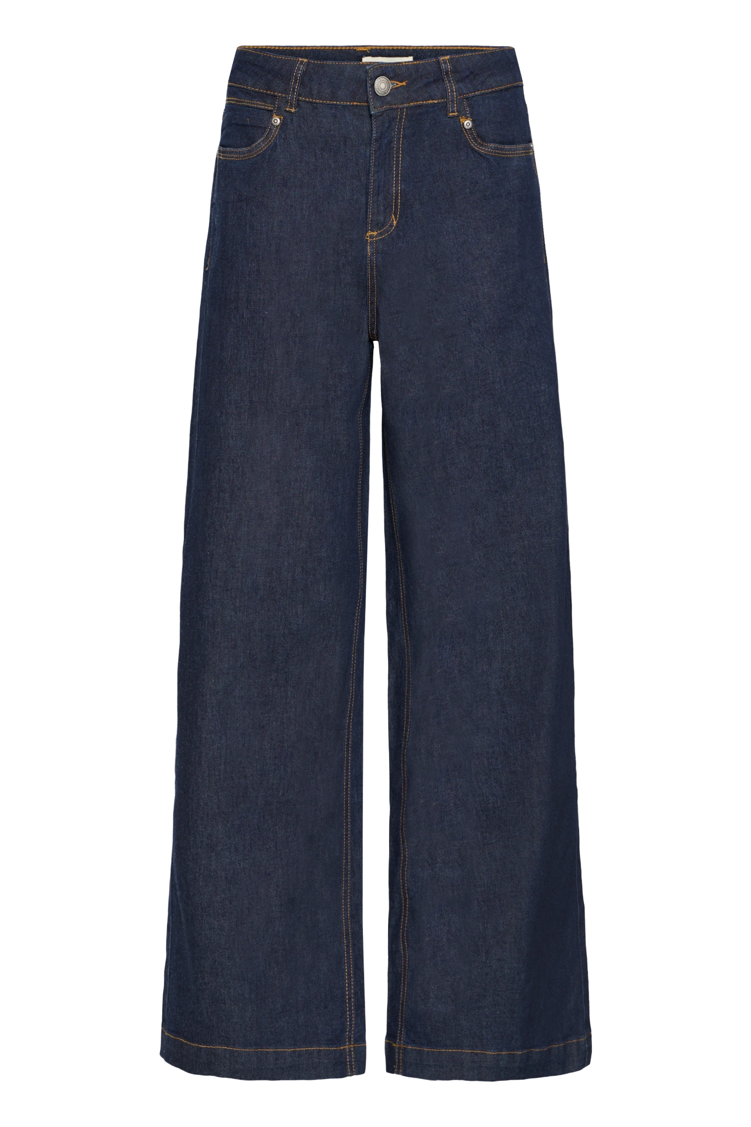 Fransa παντελόνι τζιν wide leg Unwashed Blue Denim - φωτογραφία 5