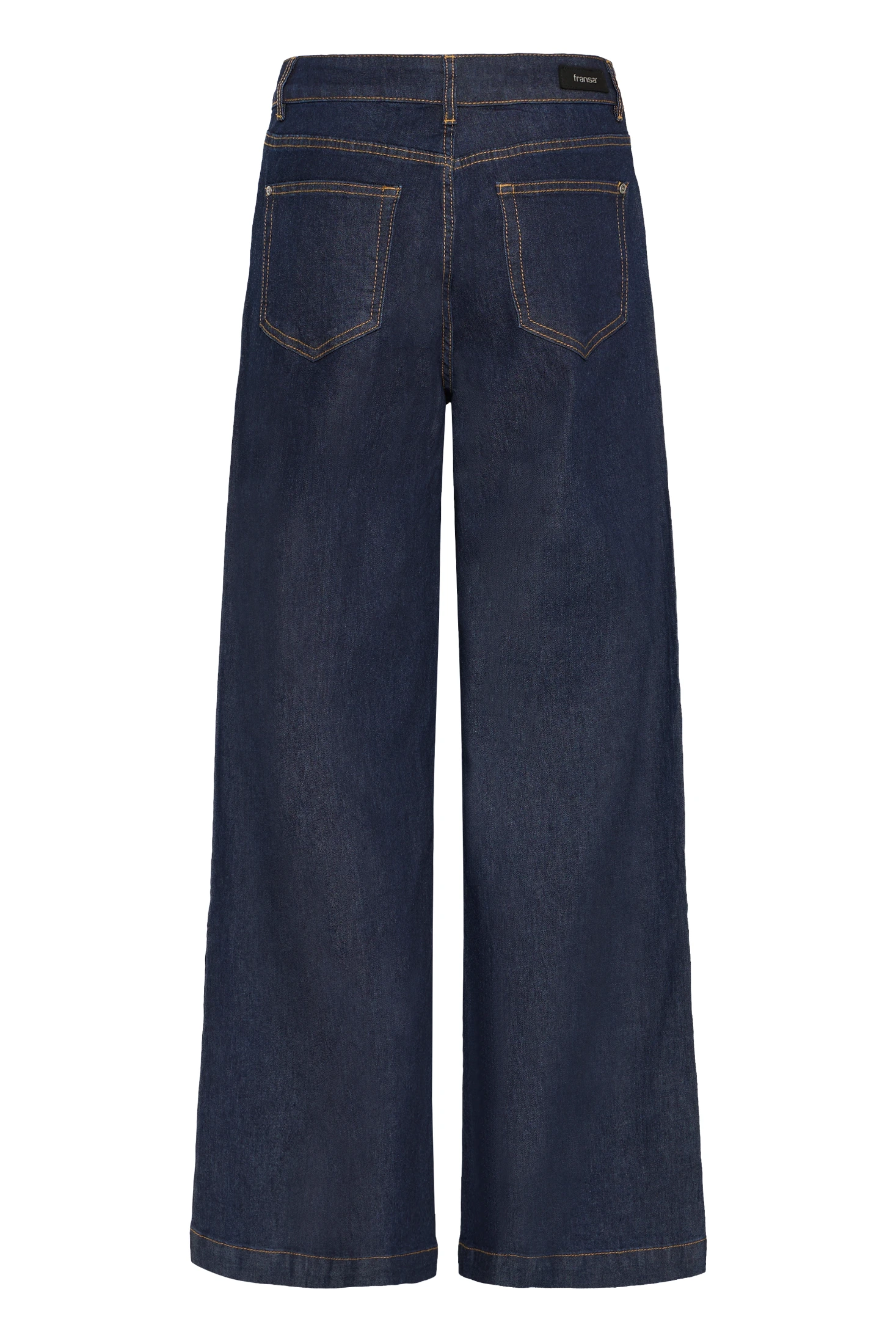 Fransa παντελόνι τζιν wide leg Unwashed Blue Denim - φωτογραφία 6