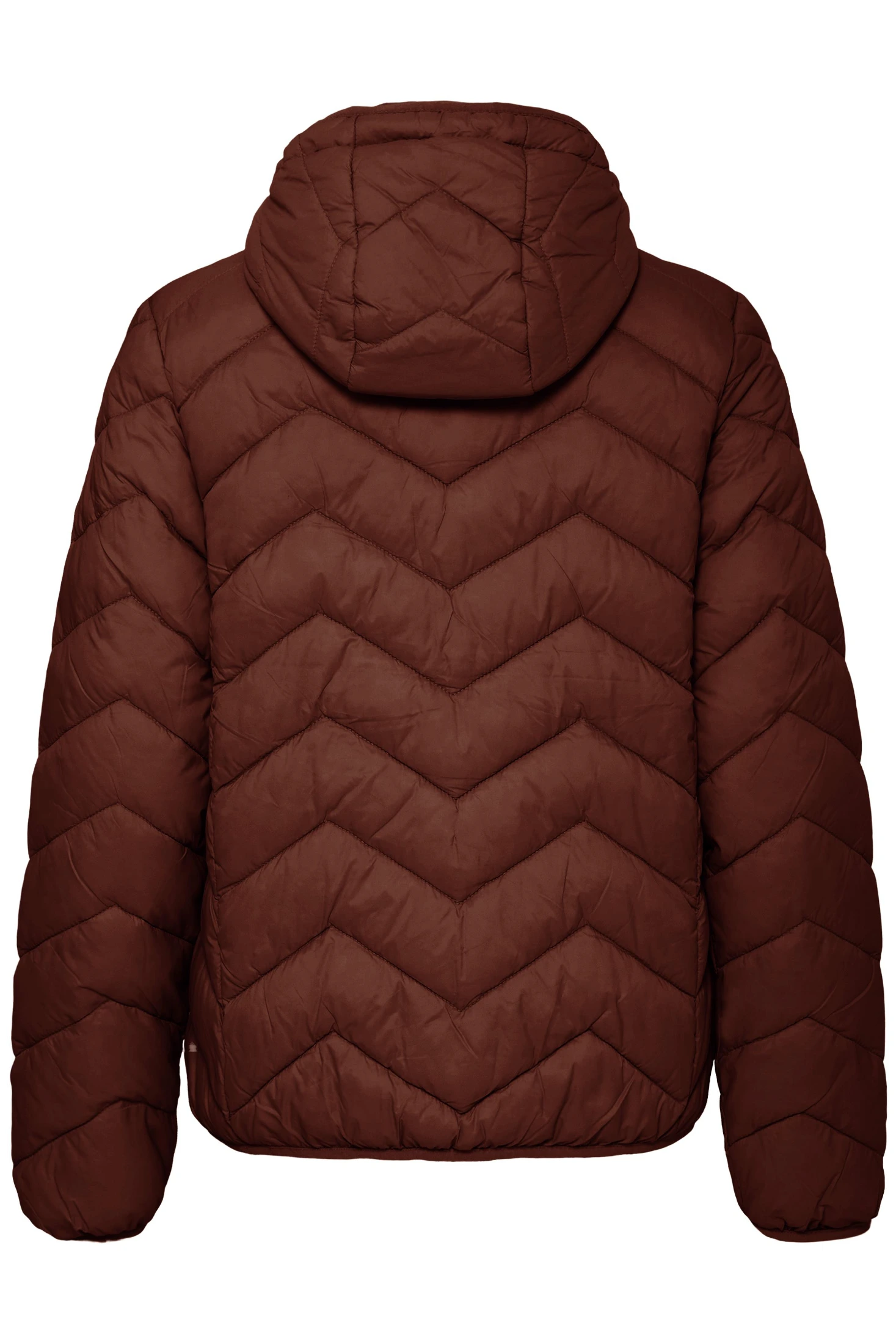 Fransa Μπουφάν puffer με κουκούλα Rum Raisin / Red - φωτογραφία 6