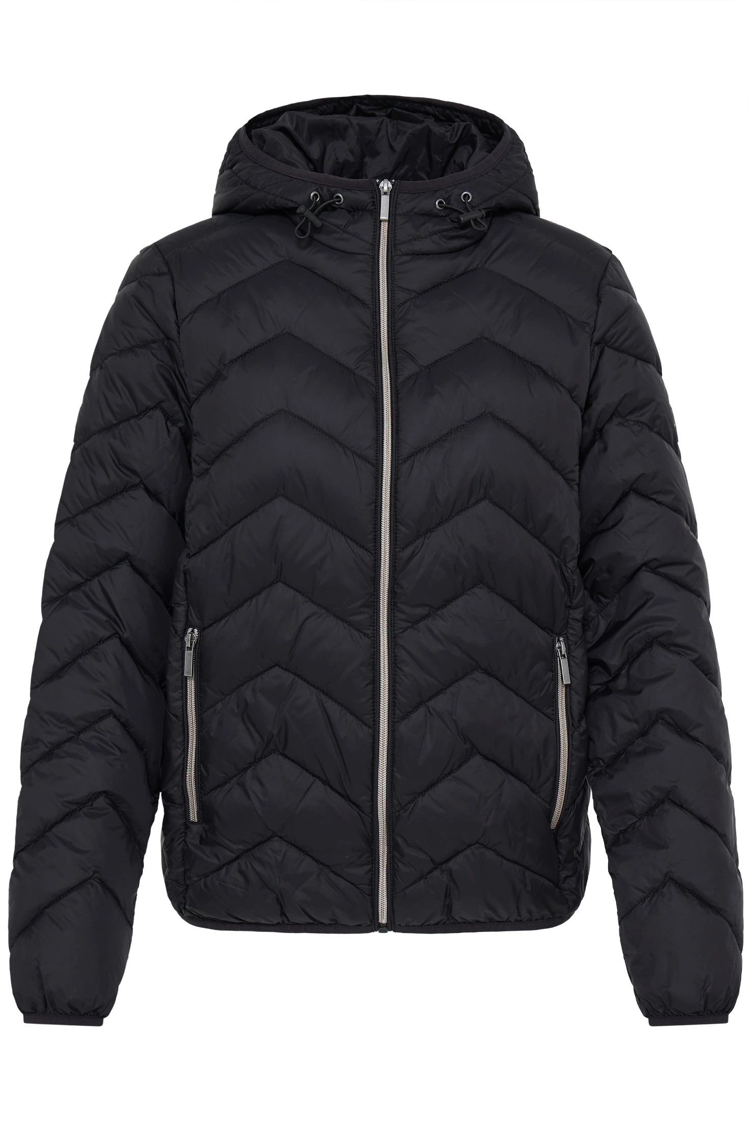 Fransa Μπουφάν puffer με κουκούλα Meteorite / Black - φωτογραφία 1