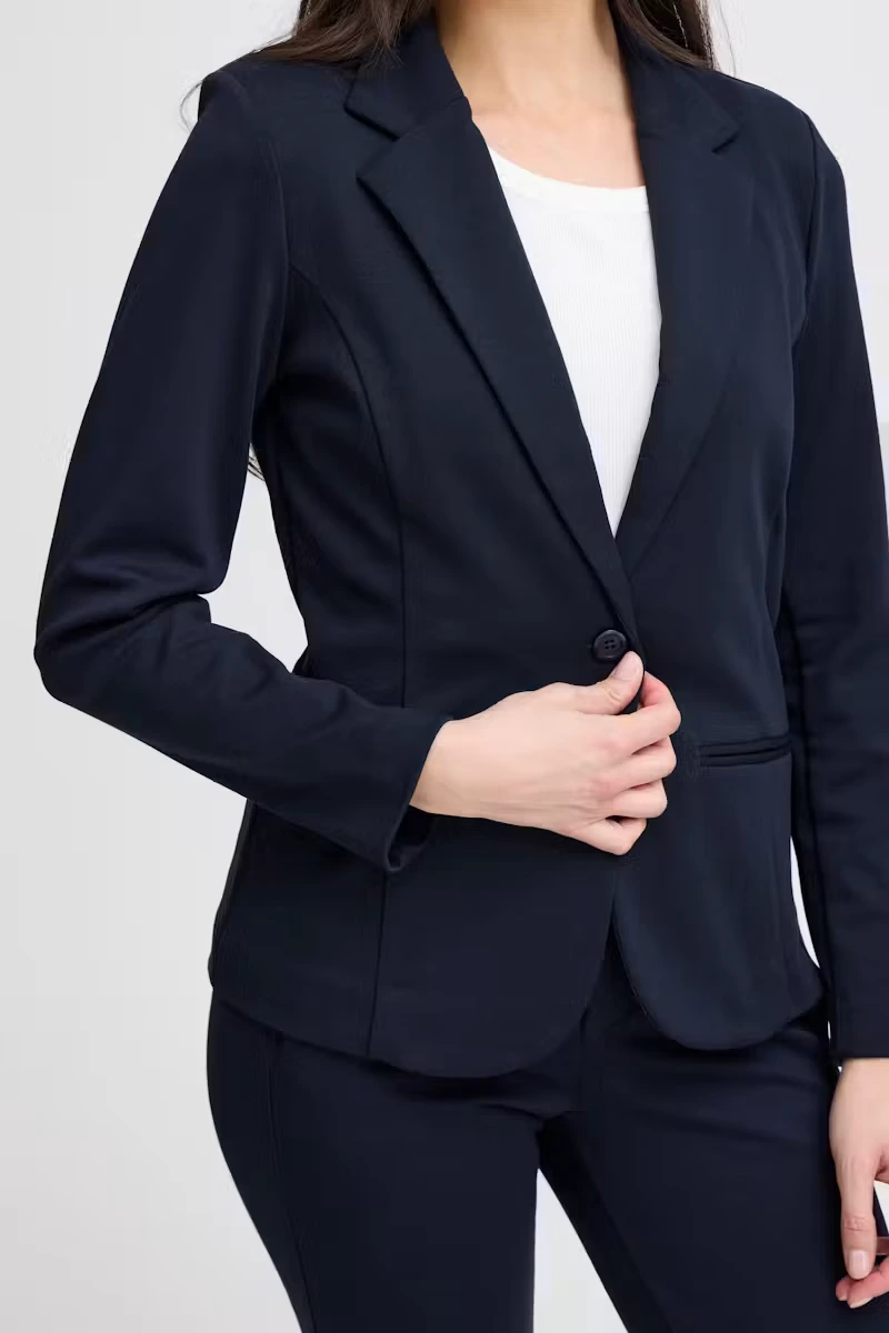 Fransa Γυναικείο Σακάκι με Slim Fit Γραμμή Dark Peacoat / Blue - φωτογραφία 5