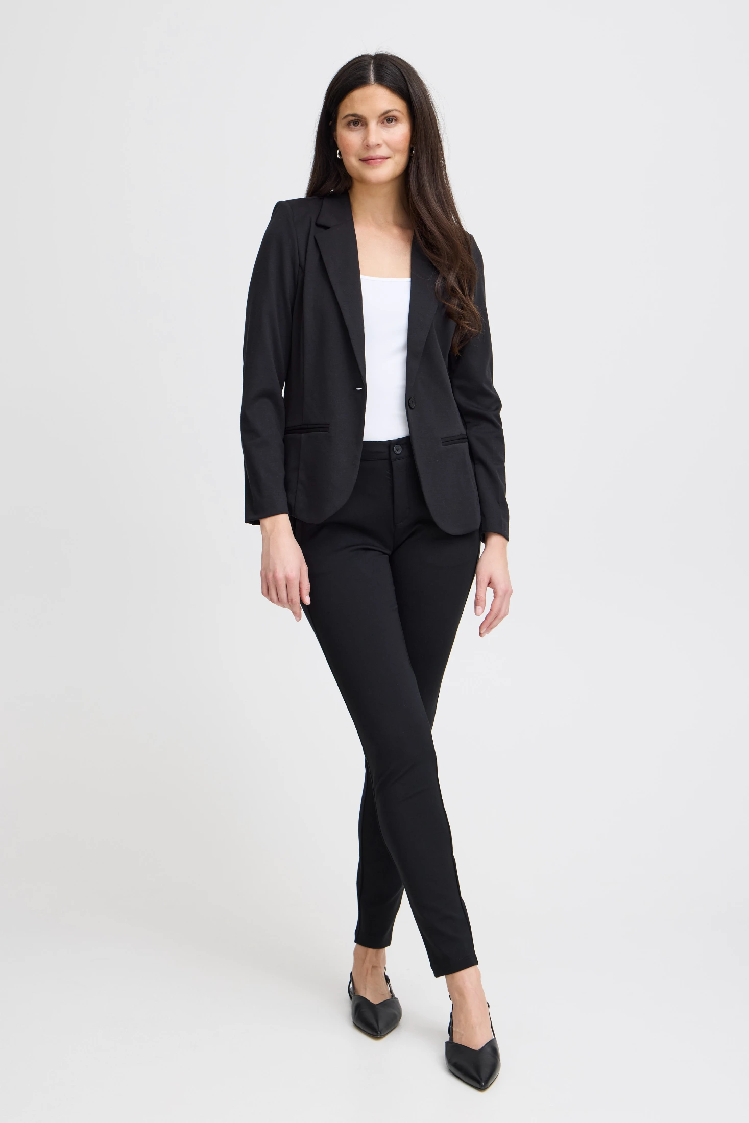 Γυναικείο Σακάκι Fransa με Slim Fit Γραμμή Μαύρο - φωτογραφία 2