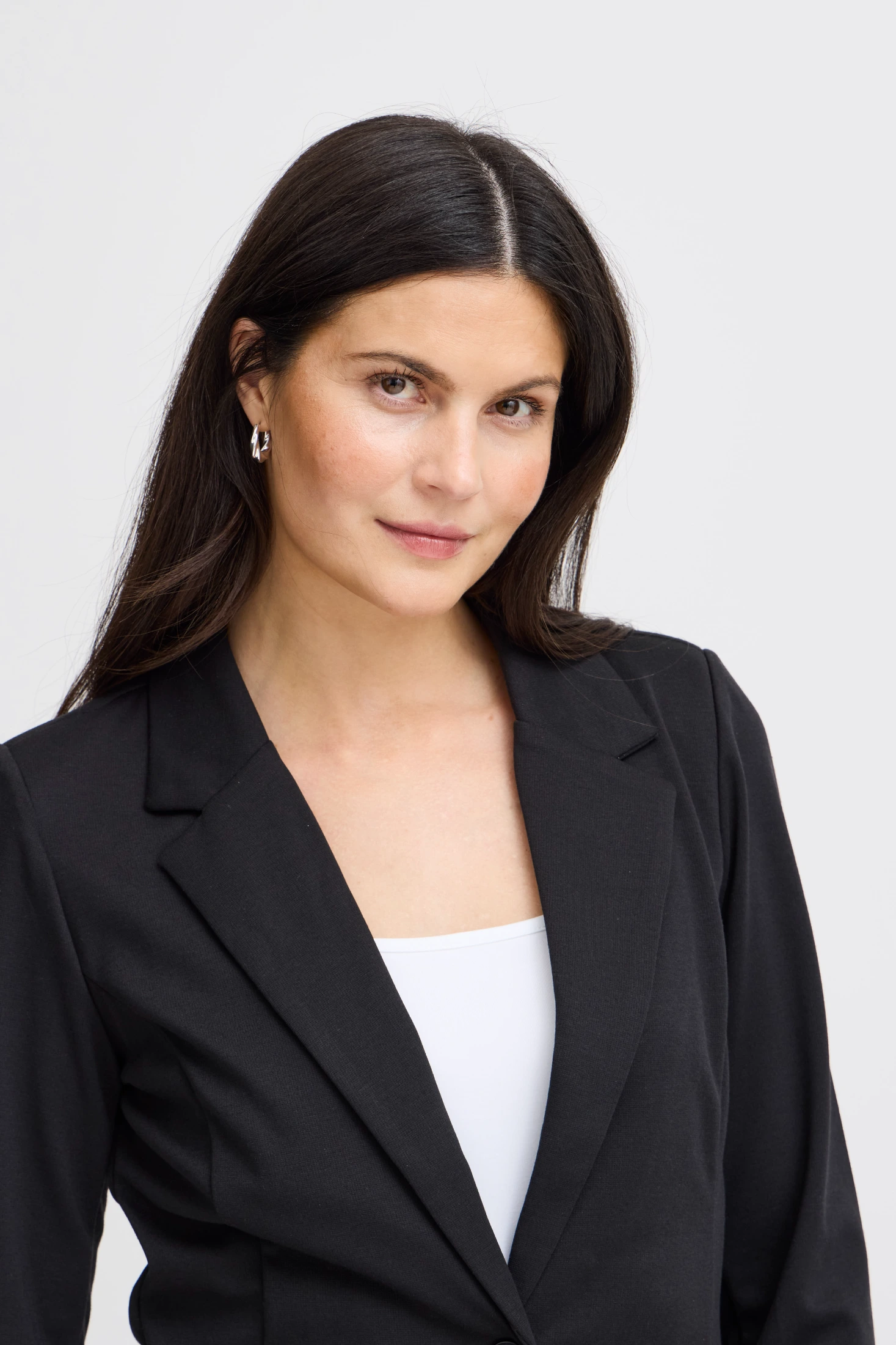 Γυναικείο Σακάκι Fransa με Slim Fit Γραμμή Μαύρο - φωτογραφία 4