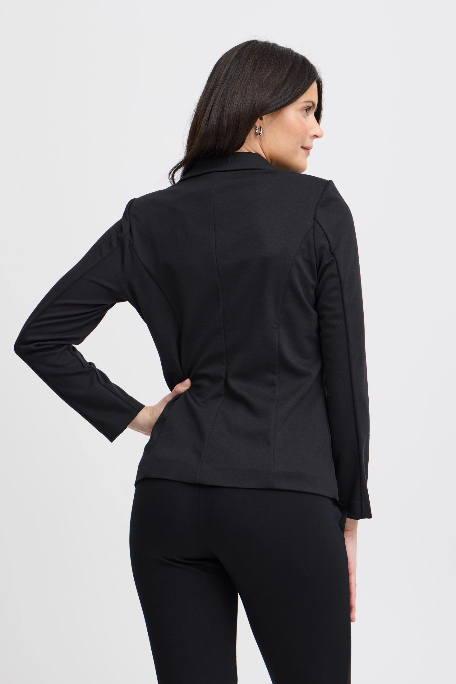 Γυναικείο Σακάκι Fransa με Slim Fit Γραμμή Μαύρο - φωτογραφία 3