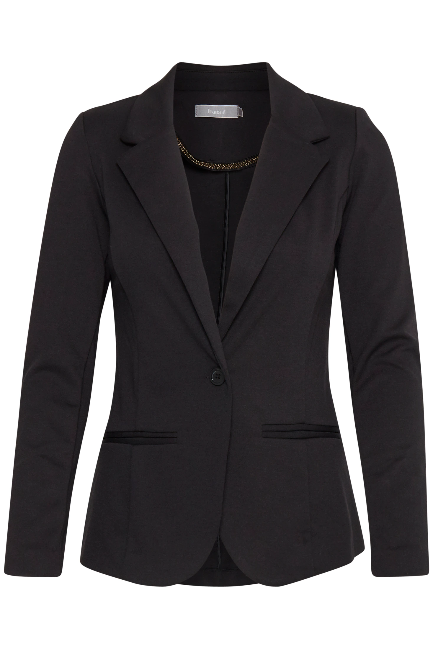 Γυναικείο Σακάκι Fransa με Slim Fit Γραμμή Μαύρο - φωτογραφία 5