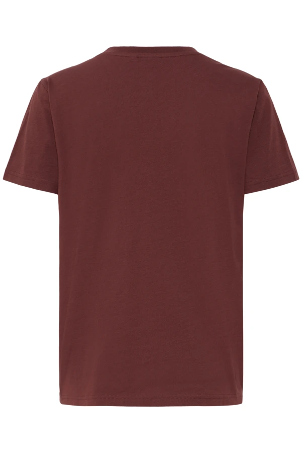 Fransa t-shirt Rum Raisin W. Gold Foil / Red - φωτογραφία 7