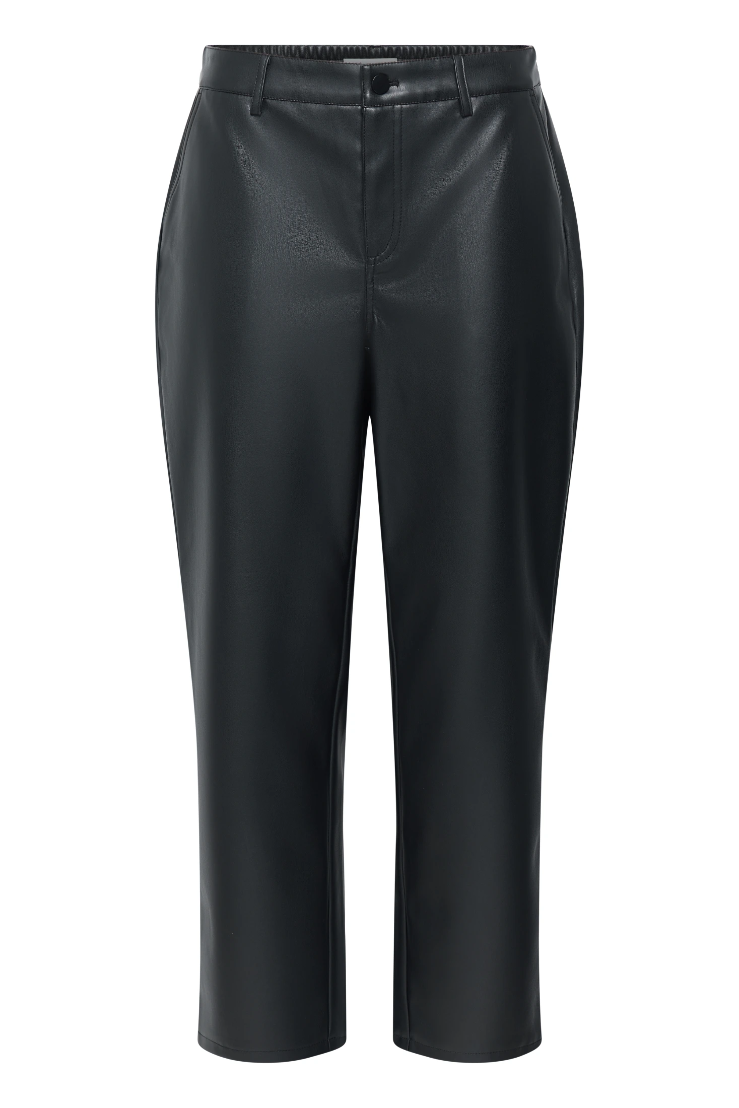 b.young Παντελόνι faux leather σε ίσια γραμμή Μαύρο - φωτογραφία 6