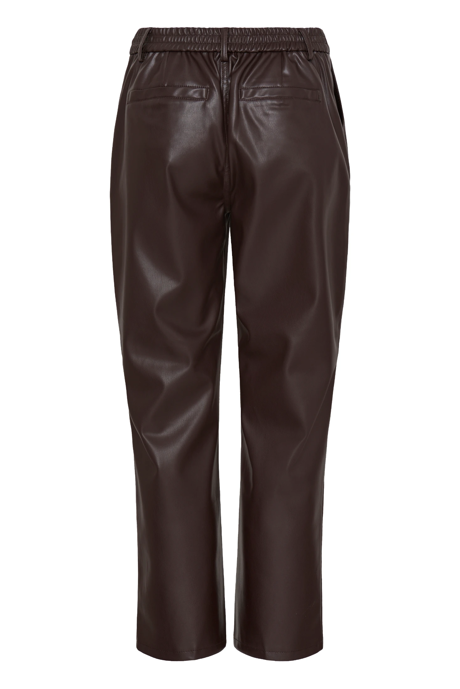 b.young Παντελόνι faux leather σε ίσια γραμμή Java / Brown - φωτογραφία 6