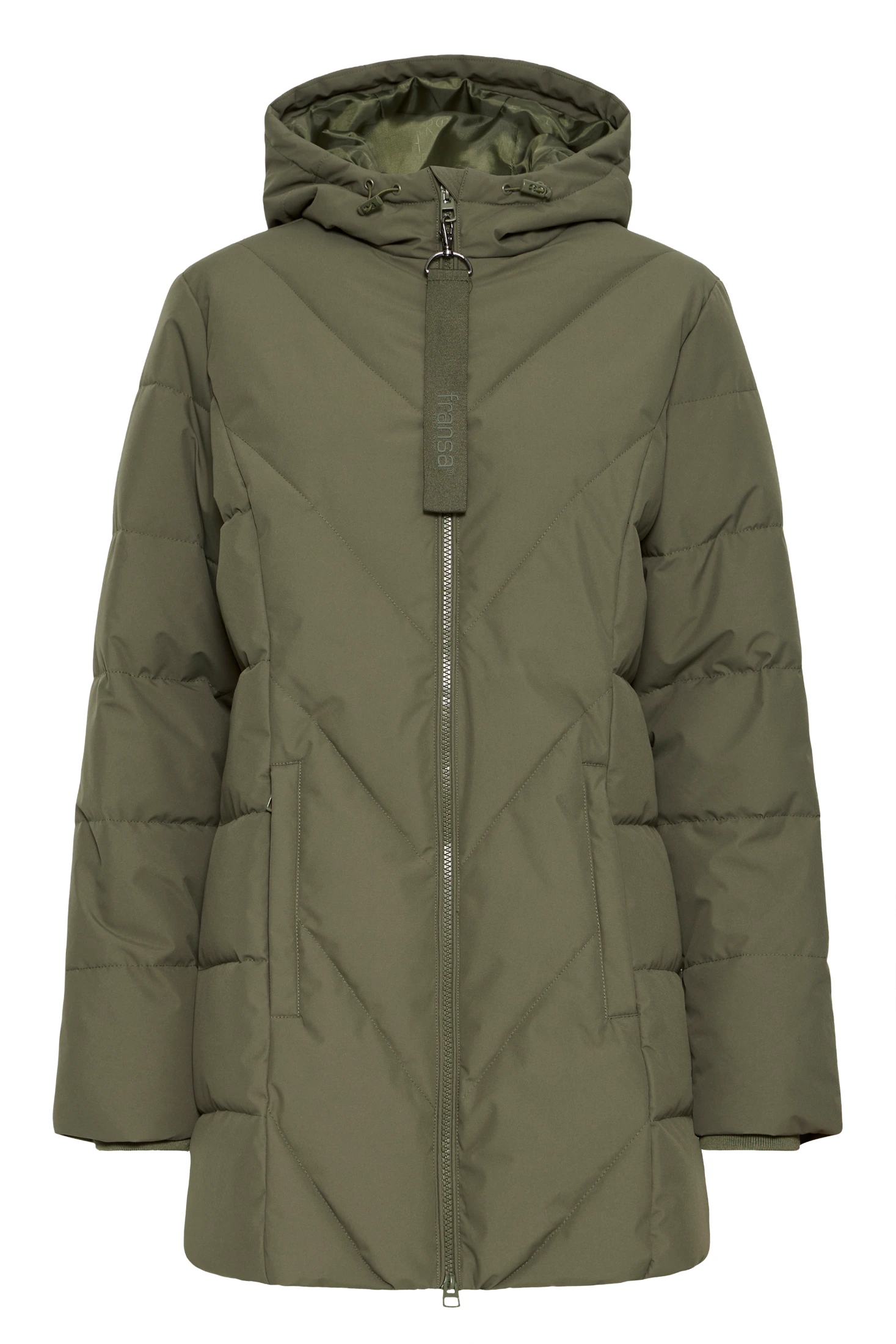 Fransa μπουφάν puffer με κουκούλα Grape Leaf / Green - φωτογραφία 5
