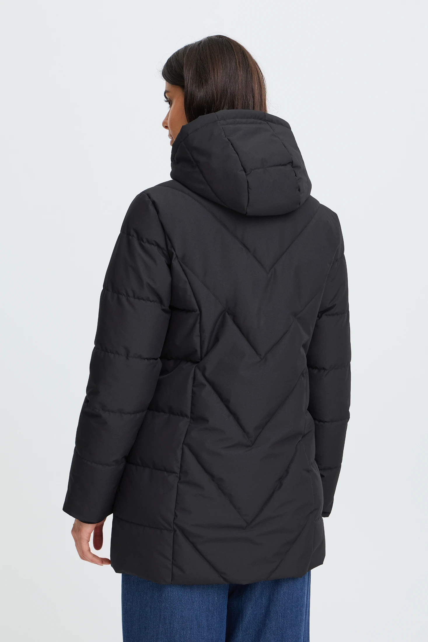 Fransa μπουφάν puffer με κουκούλα Meteorite / Black - φωτογραφία 3