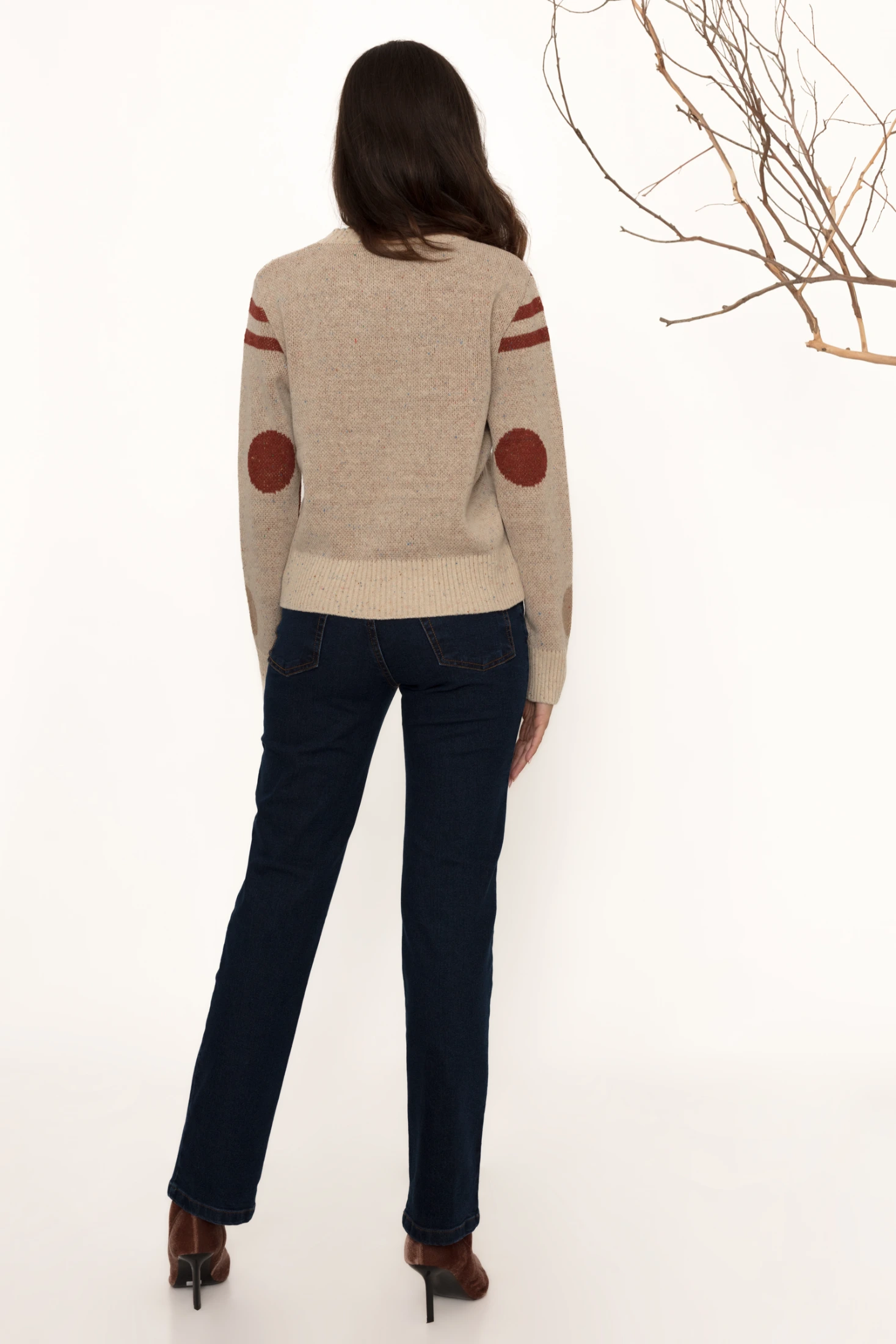 Cms Love Παντελόνια ψηλόμεσα slim fit σε σκούρο μπλε Dark Blue - φωτογραφία 2