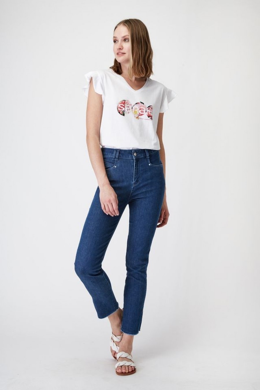 Sarah Lawrence τζιν high waist skinny Μπλε / Blue - φωτογραφία 1