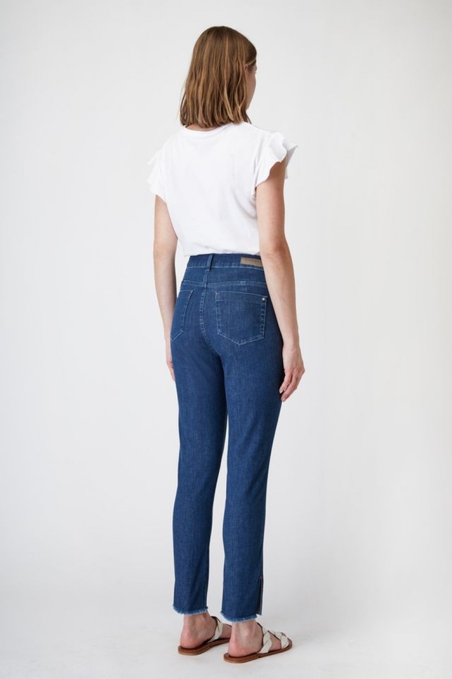 Sarah Lawrence τζιν high waist skinny Μπλε / Blue - φωτογραφία 4