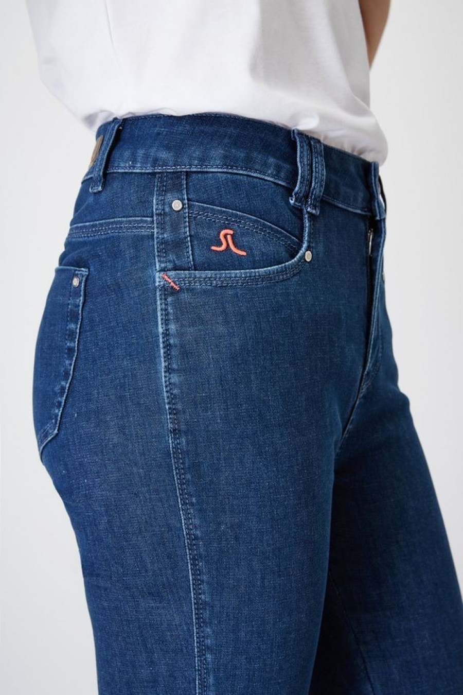 Sarah Lawrence τζιν high waist skinny Μπλε / Blue - φωτογραφία 5