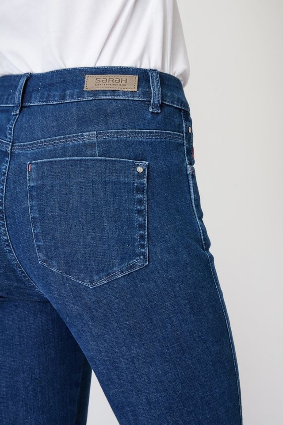 Sarah Lawrence τζιν high waist skinny Μπλε / Blue - φωτογραφία 6
