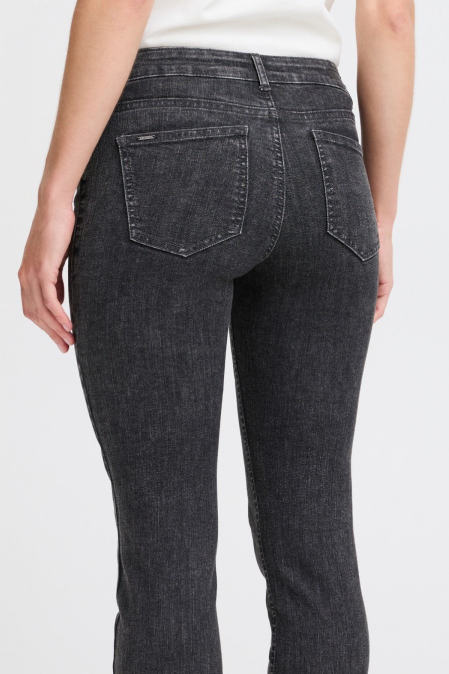 b.young τζιν straight Dark Grey - Γκρι - φωτογραφία 5