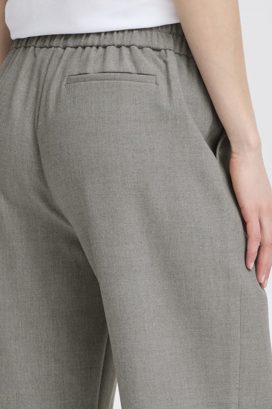 Fransa παντελόνι φαρδύ Light Grey / Γκρι - φωτογραφία 5