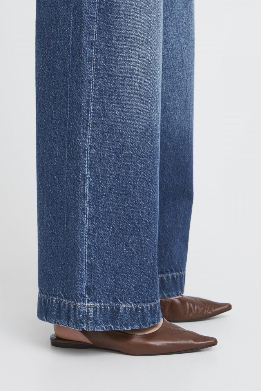 b.young Τζιν wide leg Mid blue denim - φωτογραφία 6