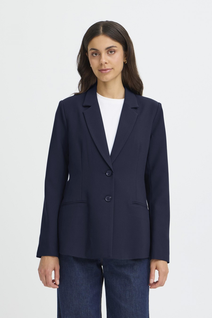 Fransa σακάκι Navy Blazer melange - φωτογραφία 2
