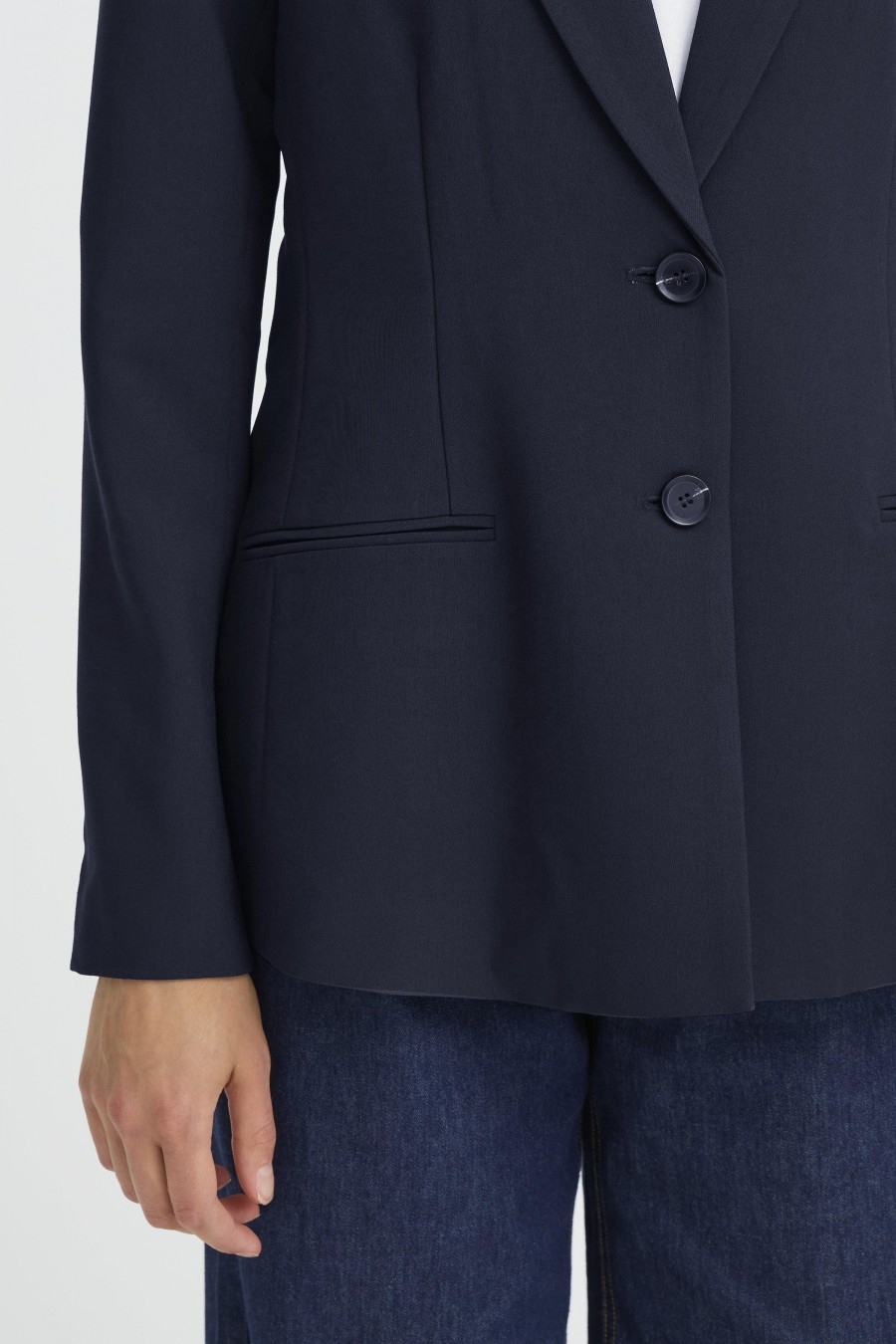 Fransa σακάκι Navy Blazer melange - φωτογραφία 4