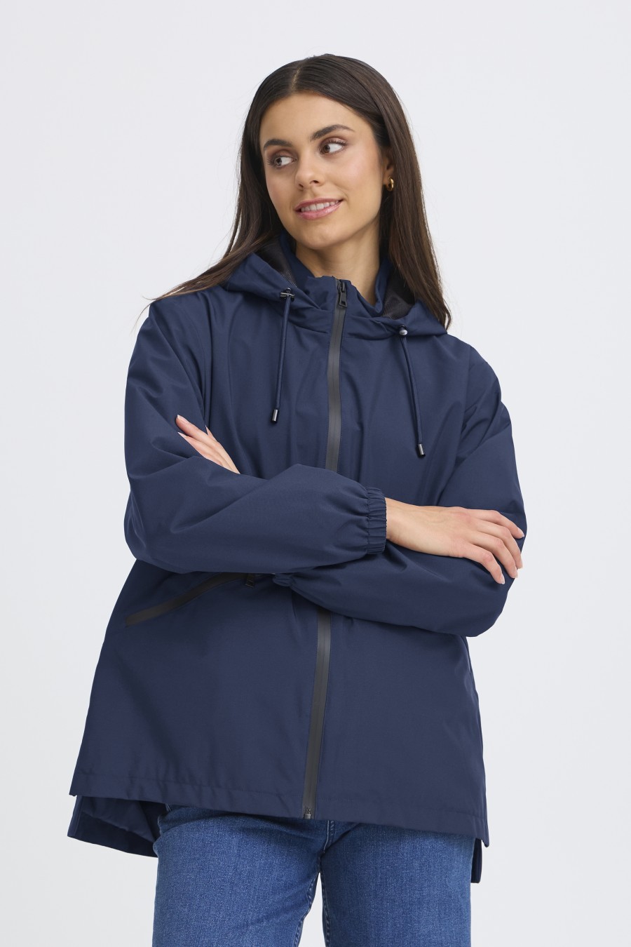 Fransa μπουφάν με κουκούλα Navy Blazer - φωτογραφία 1