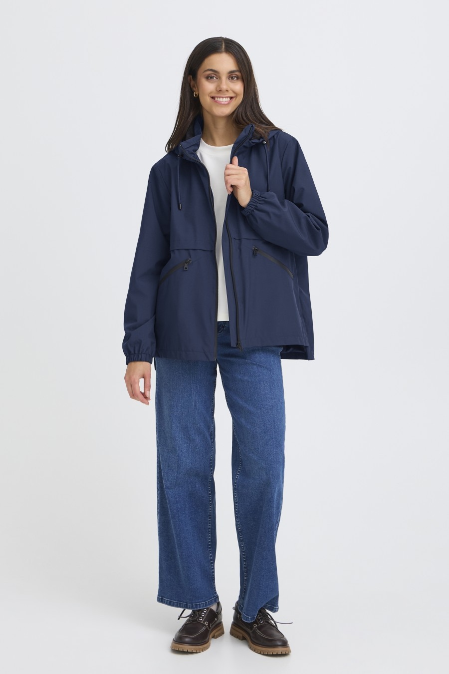 Fransa μπουφάν με κουκούλα Navy Blazer - φωτογραφία 2