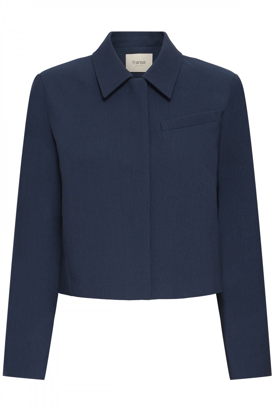 Fransa σακάκι κοντό με γιακά Navy Blazer melange - φωτογραφία 6