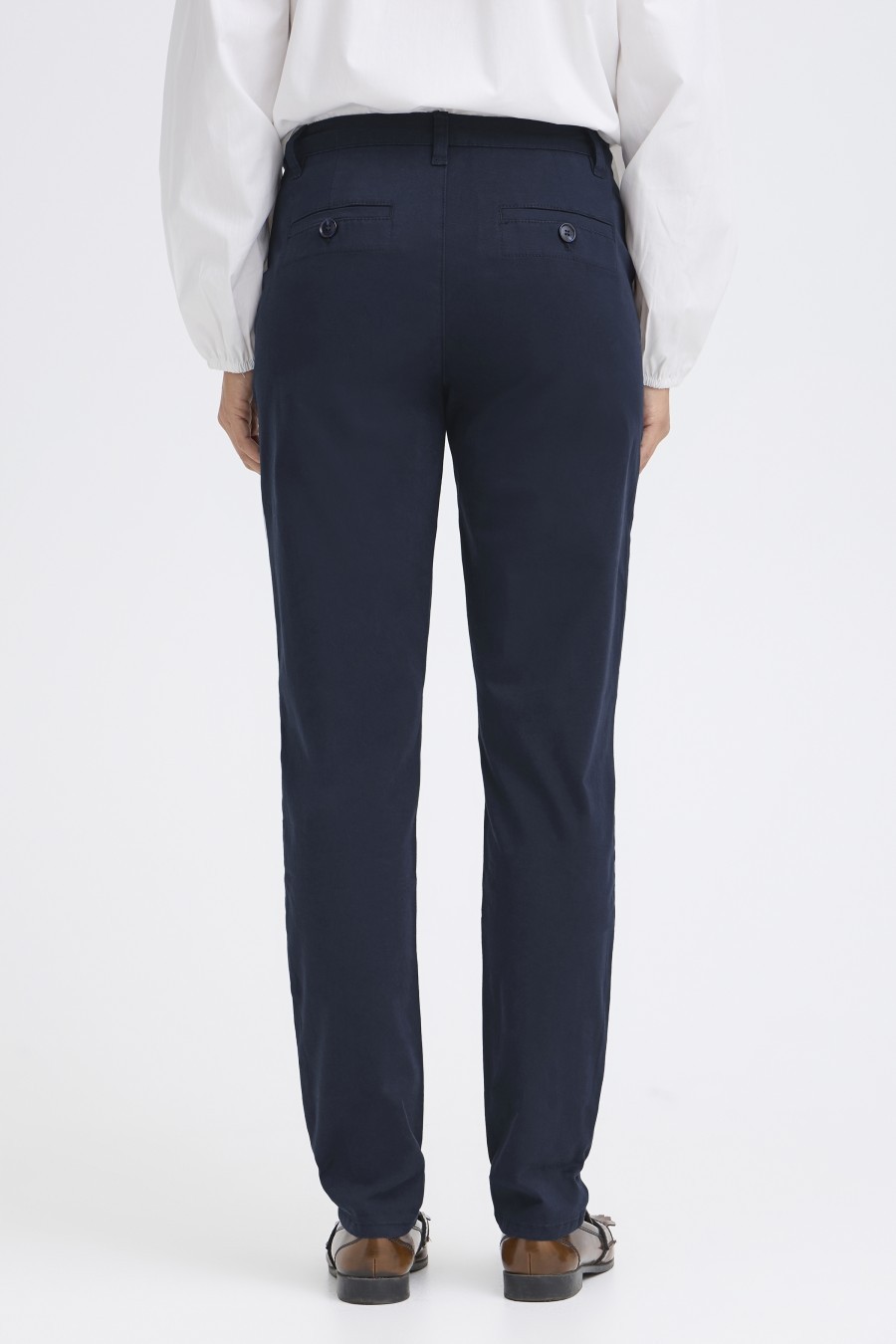 Fransa παντελόνι βαμβακερό chino Navy Blazer - φωτογραφία 3