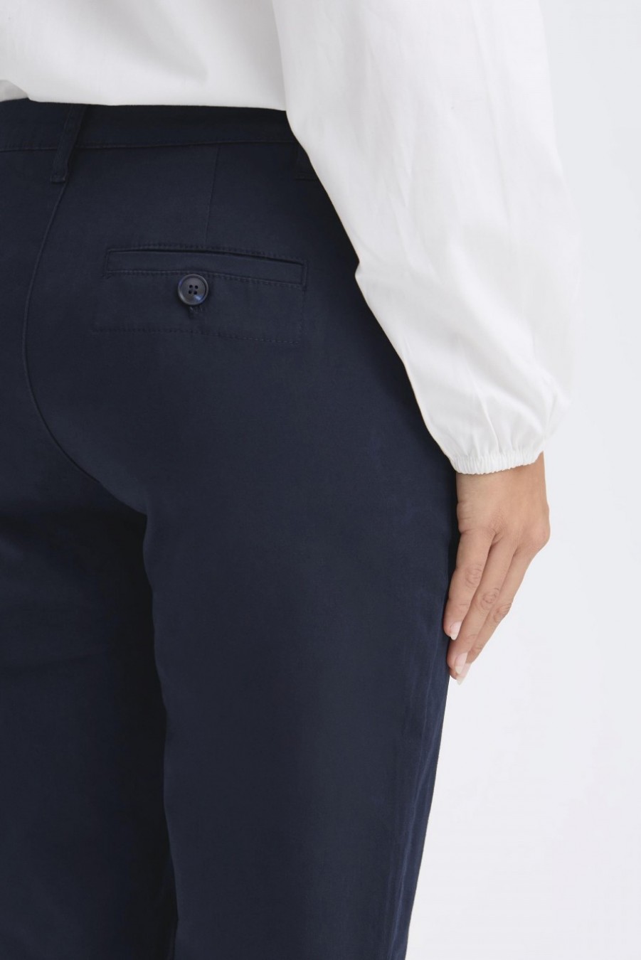 Fransa παντελόνι βαμβακερό chino Navy Blazer - φωτογραφία 5