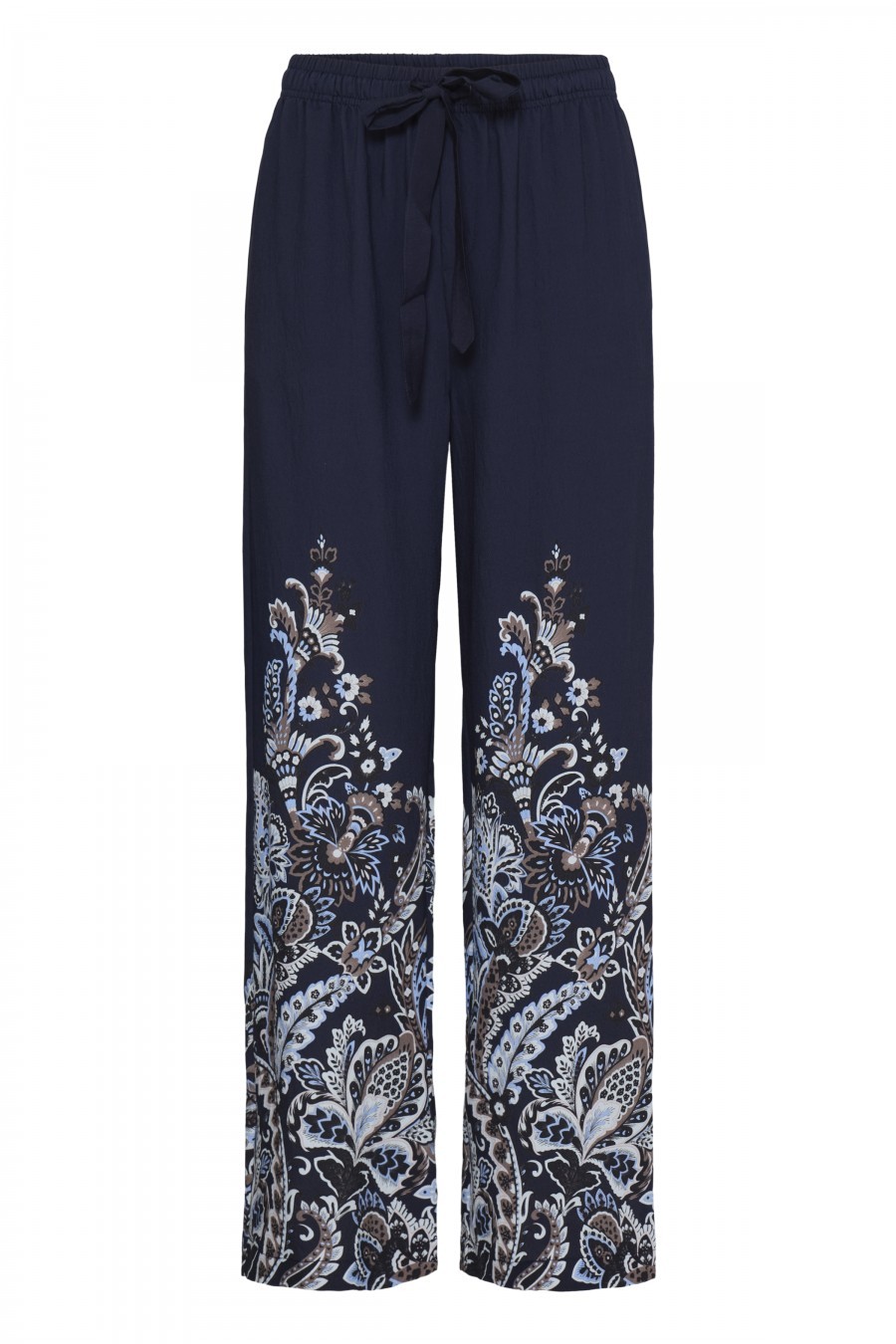 παντελόνα με floral motif Μπλε / Blue - φωτογραφία 6
